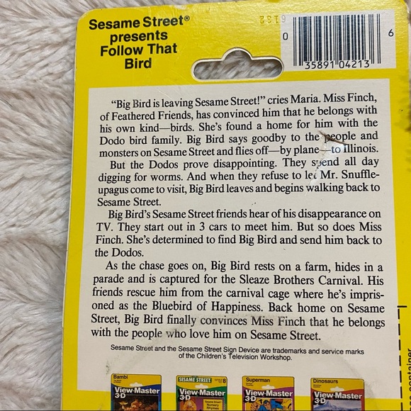 Vintage 3D View-master 2 NIP Reels Sesame Street - Picture 5 of 12